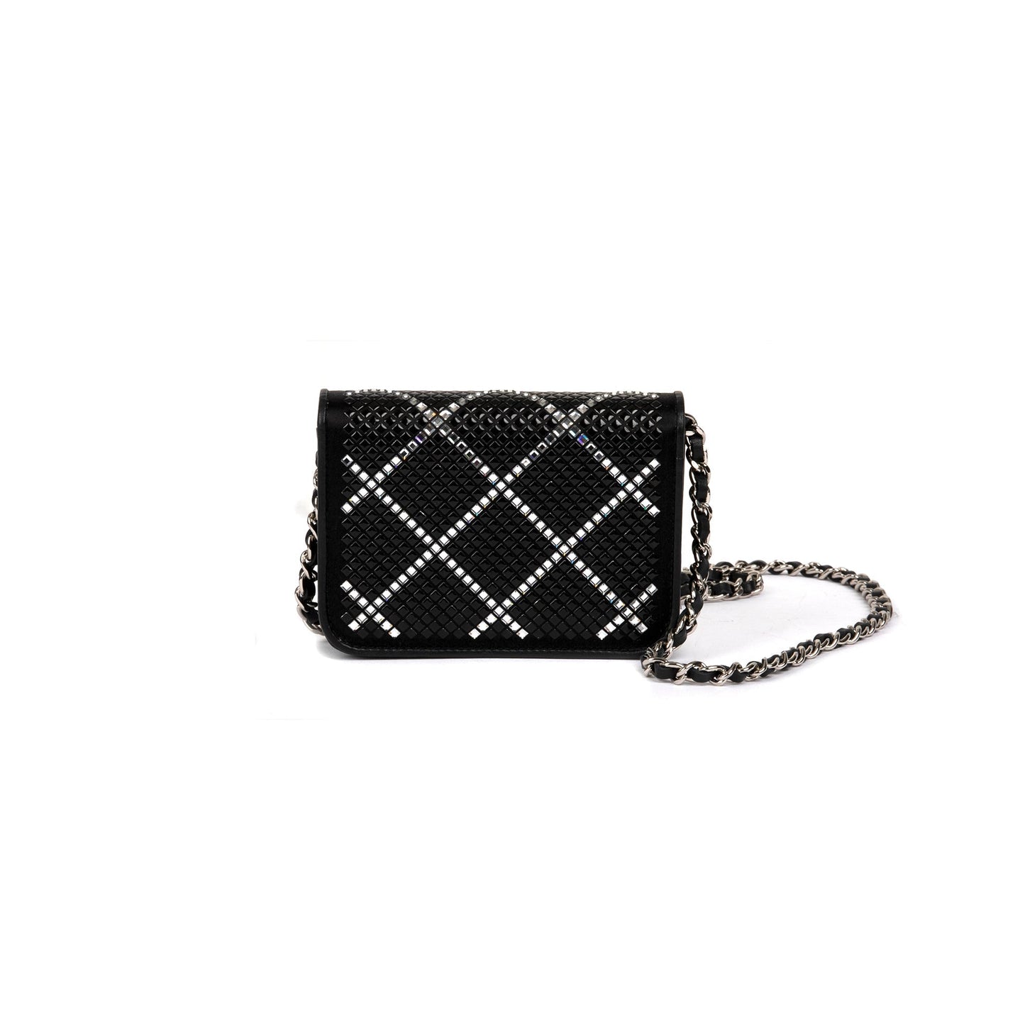 Chanel 2022 Strass Card Holder on Chain