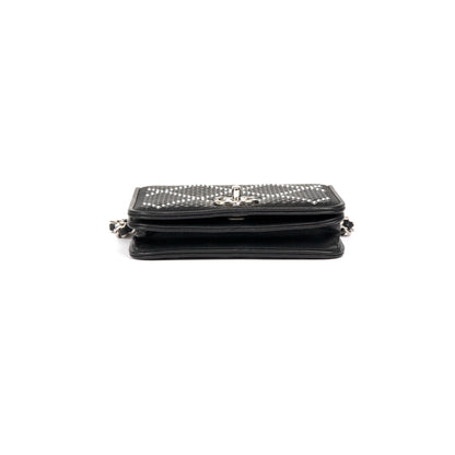 Chanel 2022 Strass Card Holder on Chain