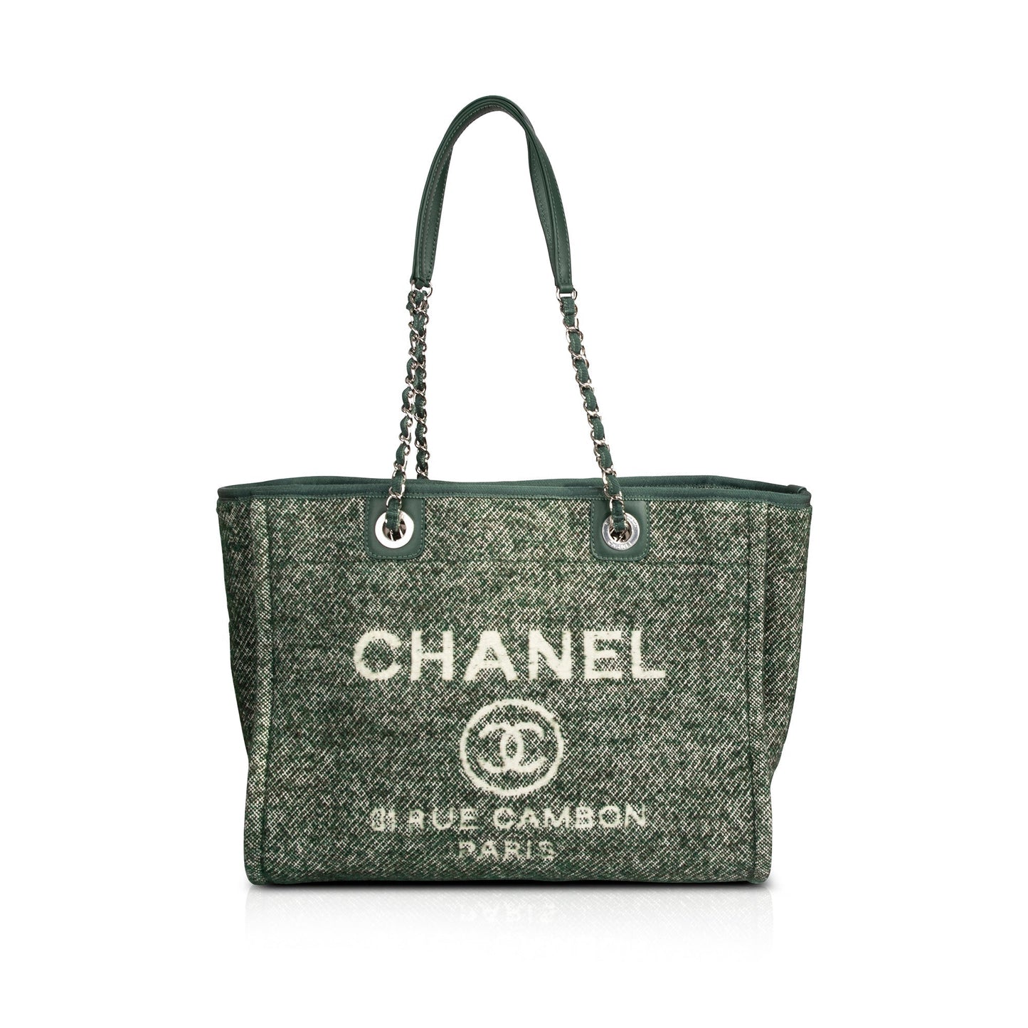 Chanel 2022 Tweed Small Deauville Tote