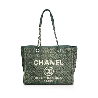Chanel 2022 Tweed Small Deauville Tote
