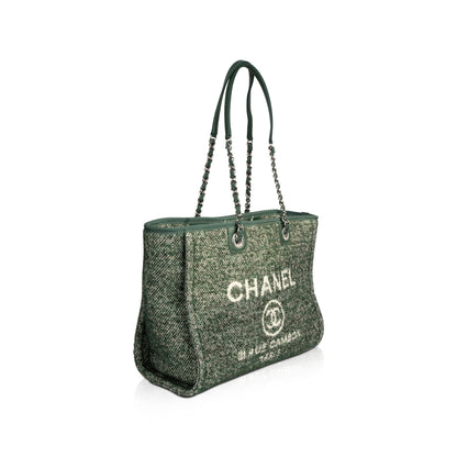 Chanel 2022 Tweed Small Deauville Tote