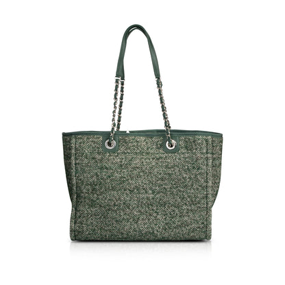 Chanel 2022 Tweed Small Deauville Tote