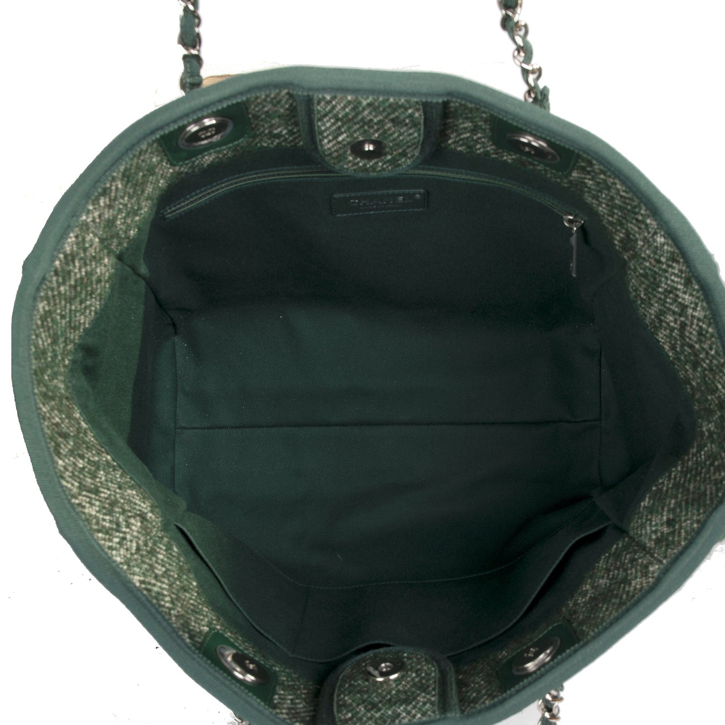 Chanel 2022 Tweed Small Deauville Tote