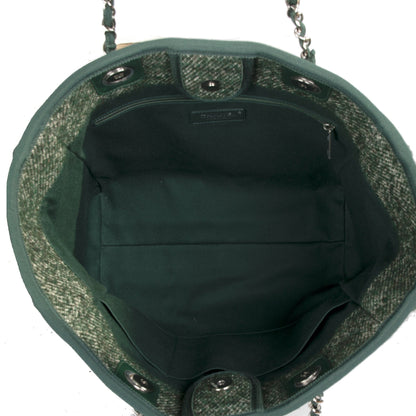 Chanel 2022 Tweed Small Deauville Tote