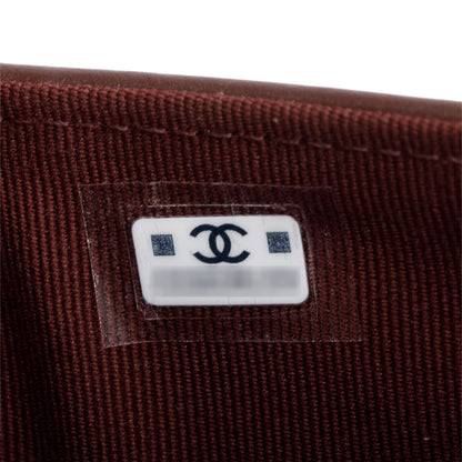 Chanel 2023 Black Caviar Leather Medium Classic Flap Wallet