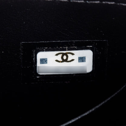 Chanel 2023 Black Quilted Caviar Leather Chain Top Handle on Chain