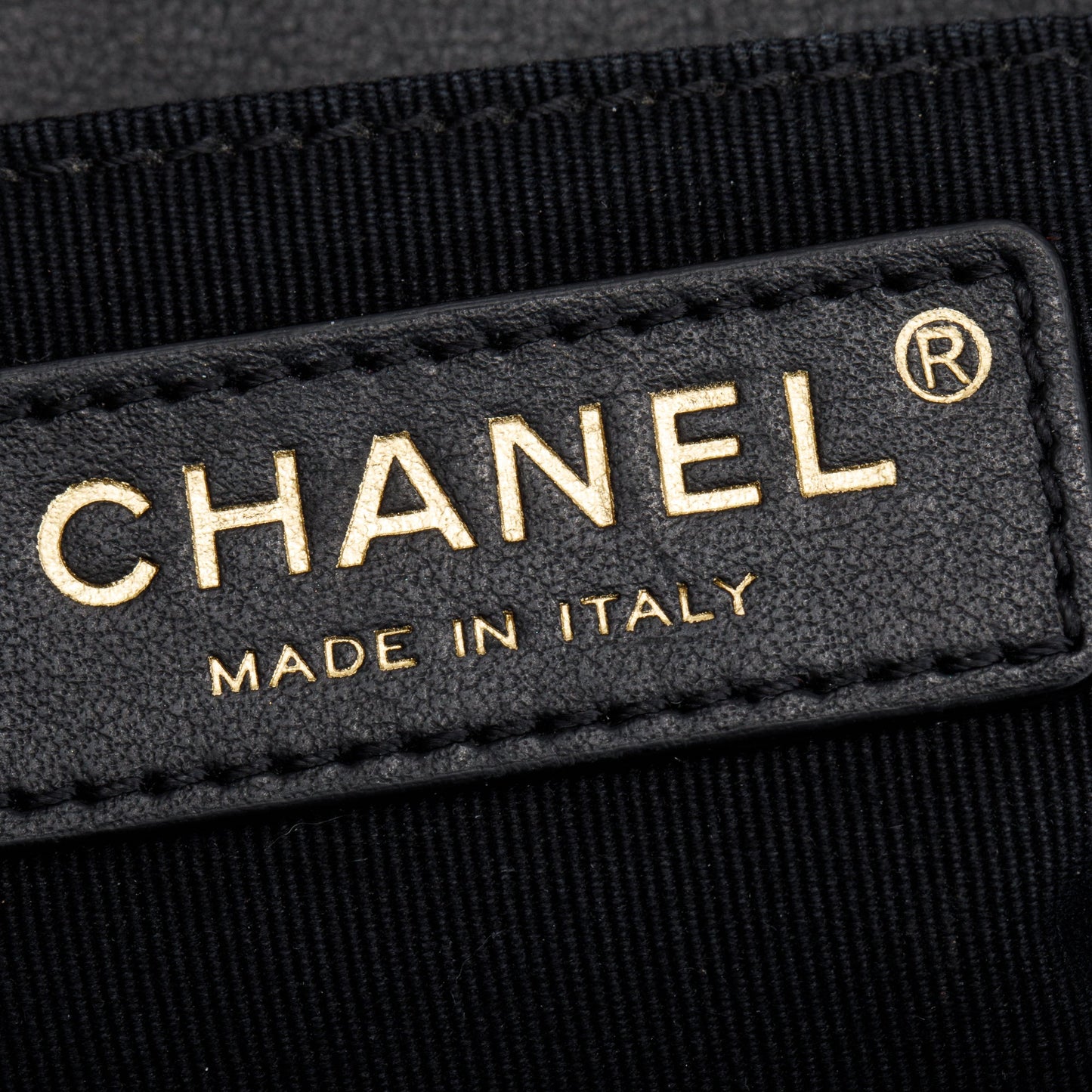 Chanel 2023 Black Quilted Lambskin Leather Medium Boy Bag