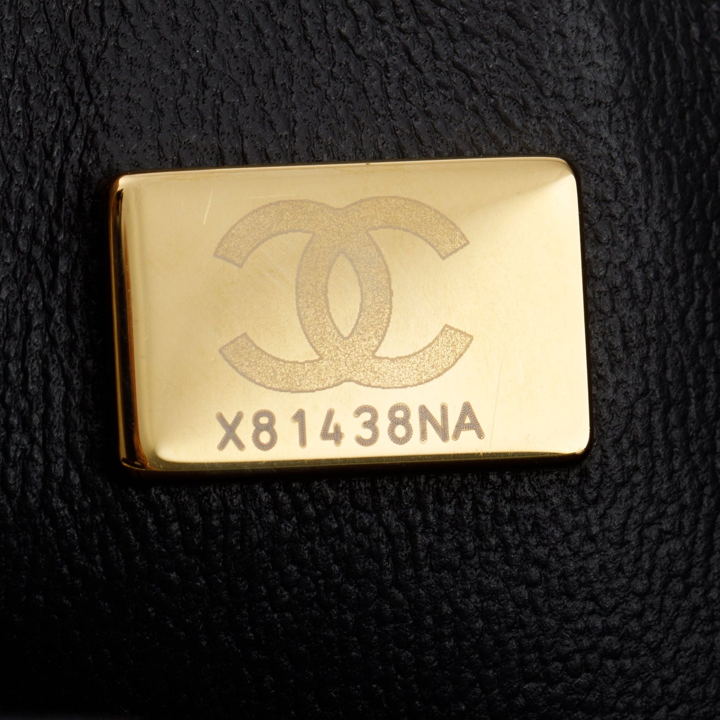 Chanel 2023 Grey Caviar Small Classic Double Flap Bag