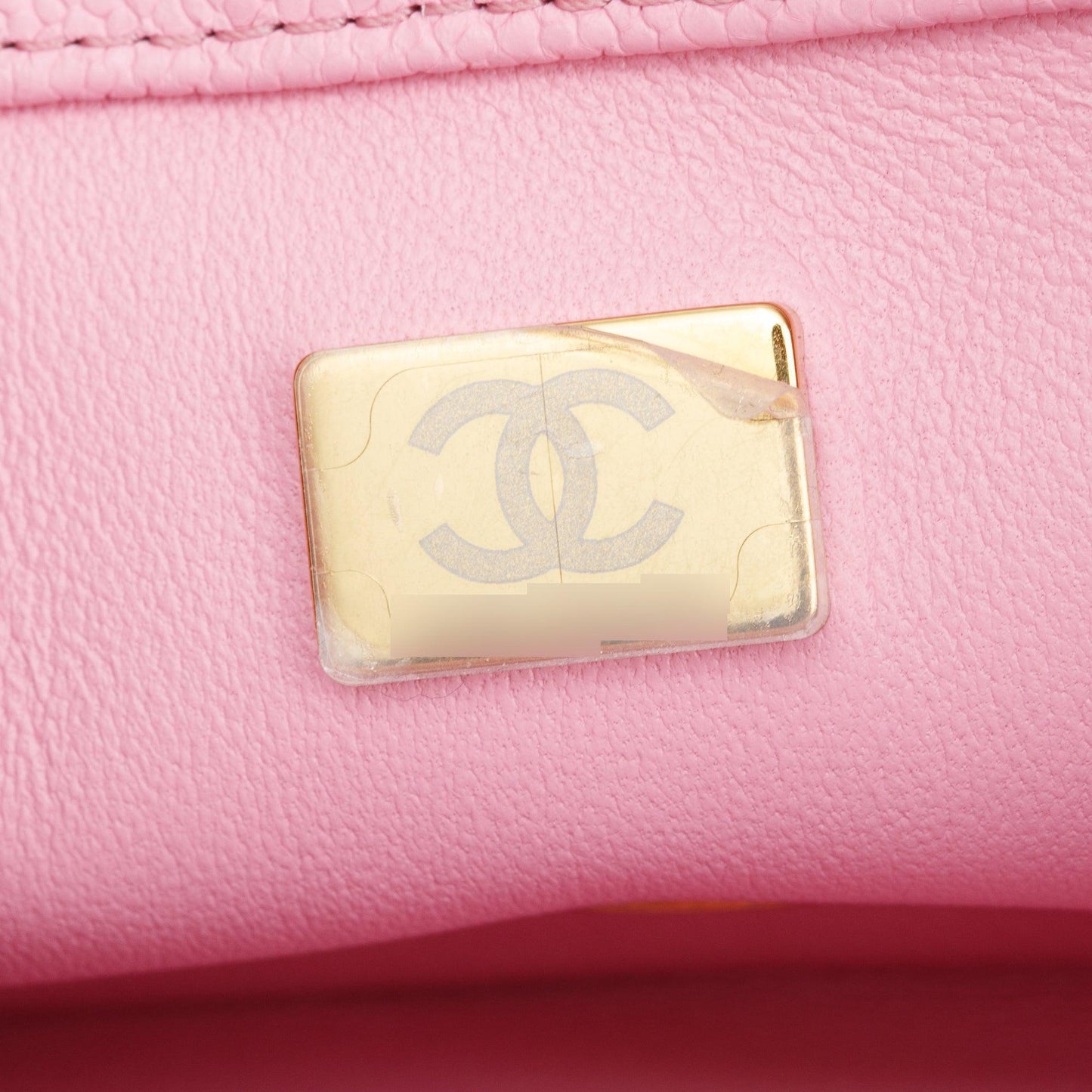 Chanel 2023 Pink Quilted Caviar Leather Sweetheart Crush Classic Rectangular Mini Flap Bag