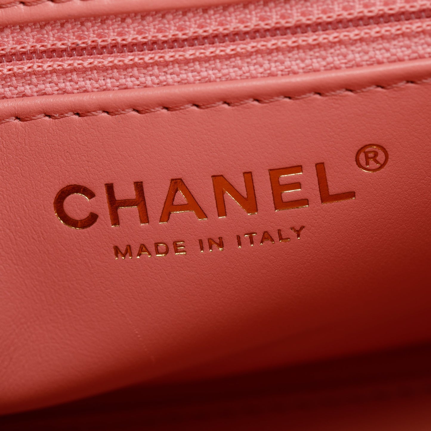 Chanel 2023 Pink Shiny Aged Calfskin Leather Mini Kelly Shopping Bag