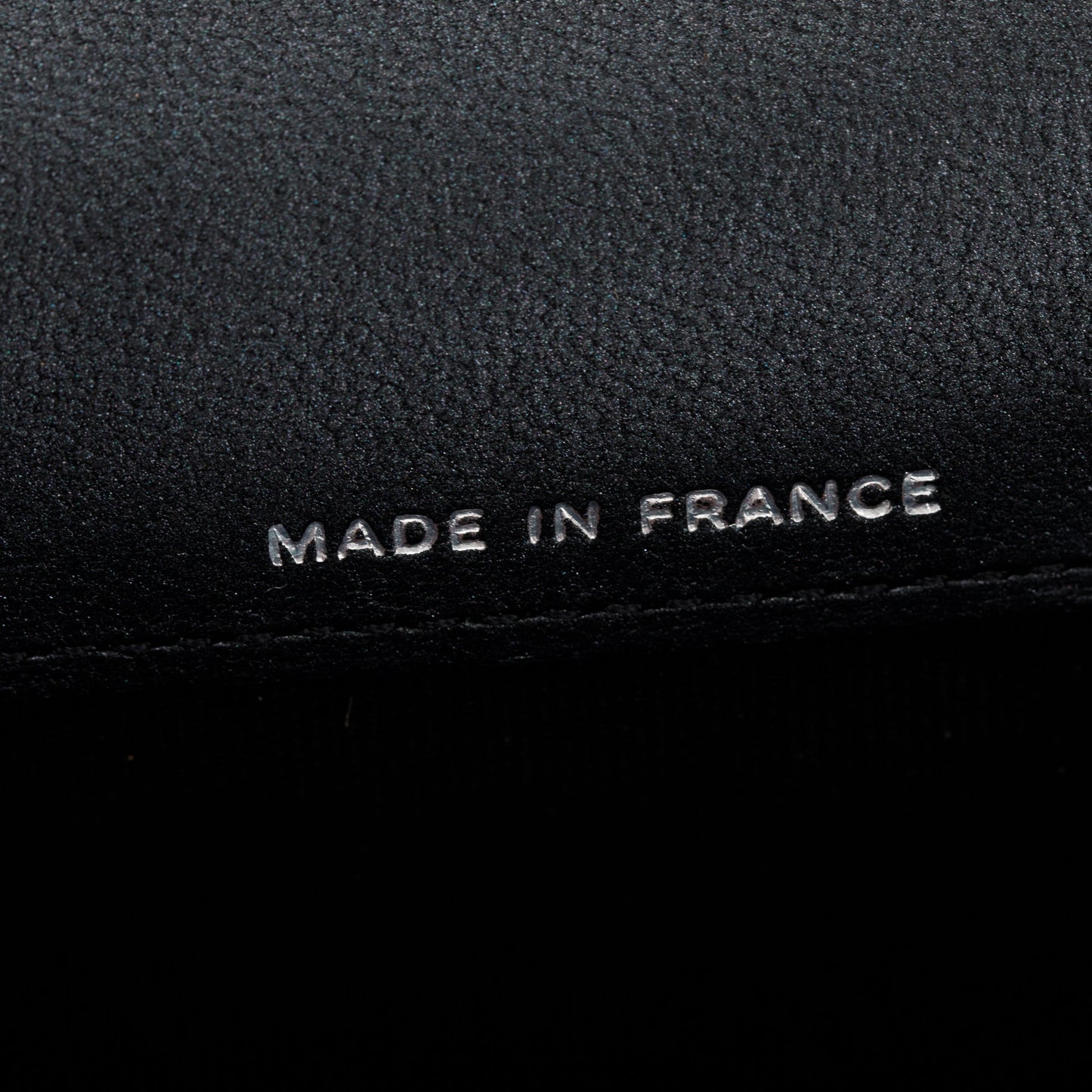 Chanel 2023 So Black Lambskin Leather Classic Flap Card Holder