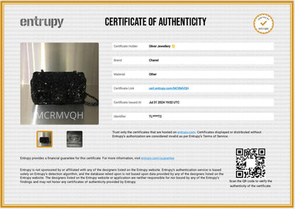 Chanel 2023 So Black Sequin Classic Mini Rectangular Flap Bag