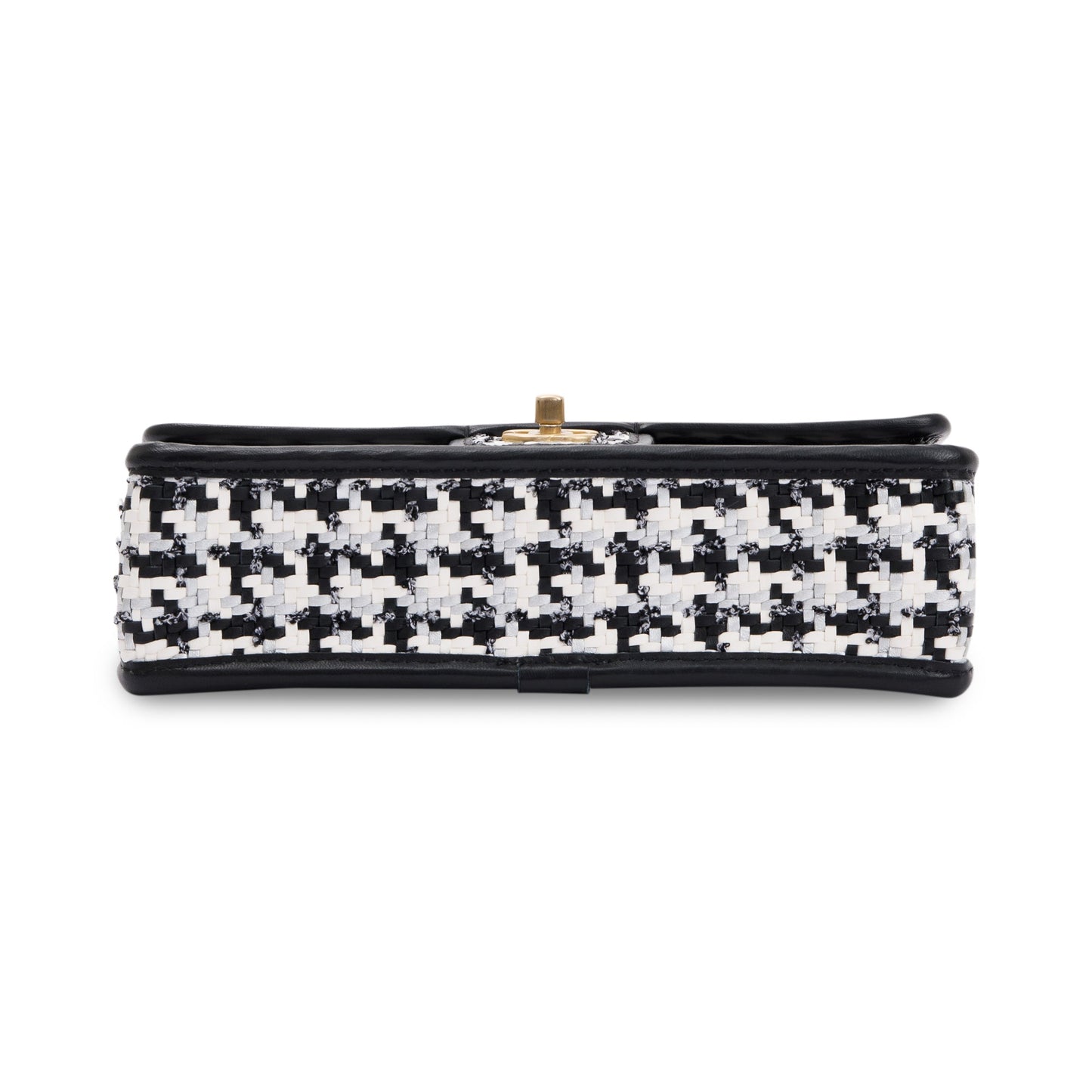 Chanel 2023 Viscose Woven Medium Flap Bag