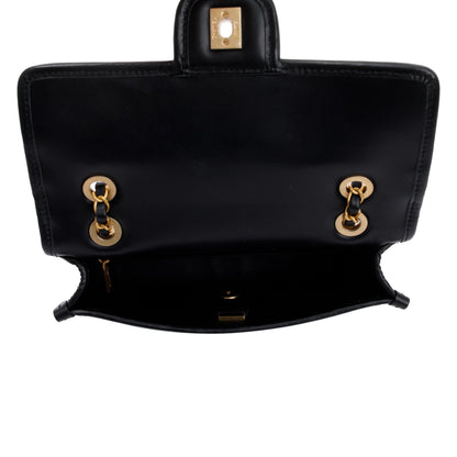 Chanel 2023 Viscose Woven Medium Flap Bag