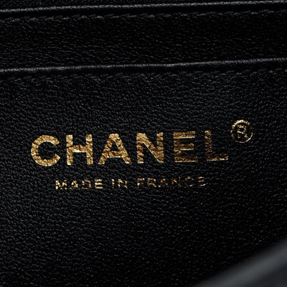 Chanel 2023 Viscose Woven Medium Flap Bag
