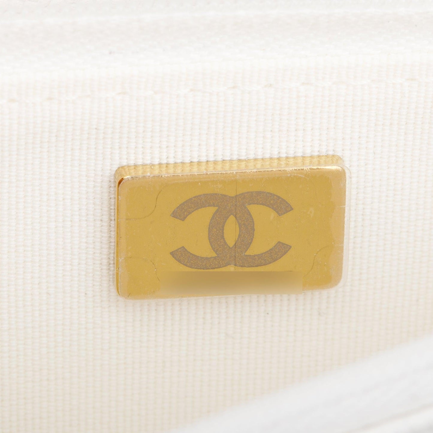 Chanel 2023 White Quilted Caviar Leather Classic Wallet on Chain