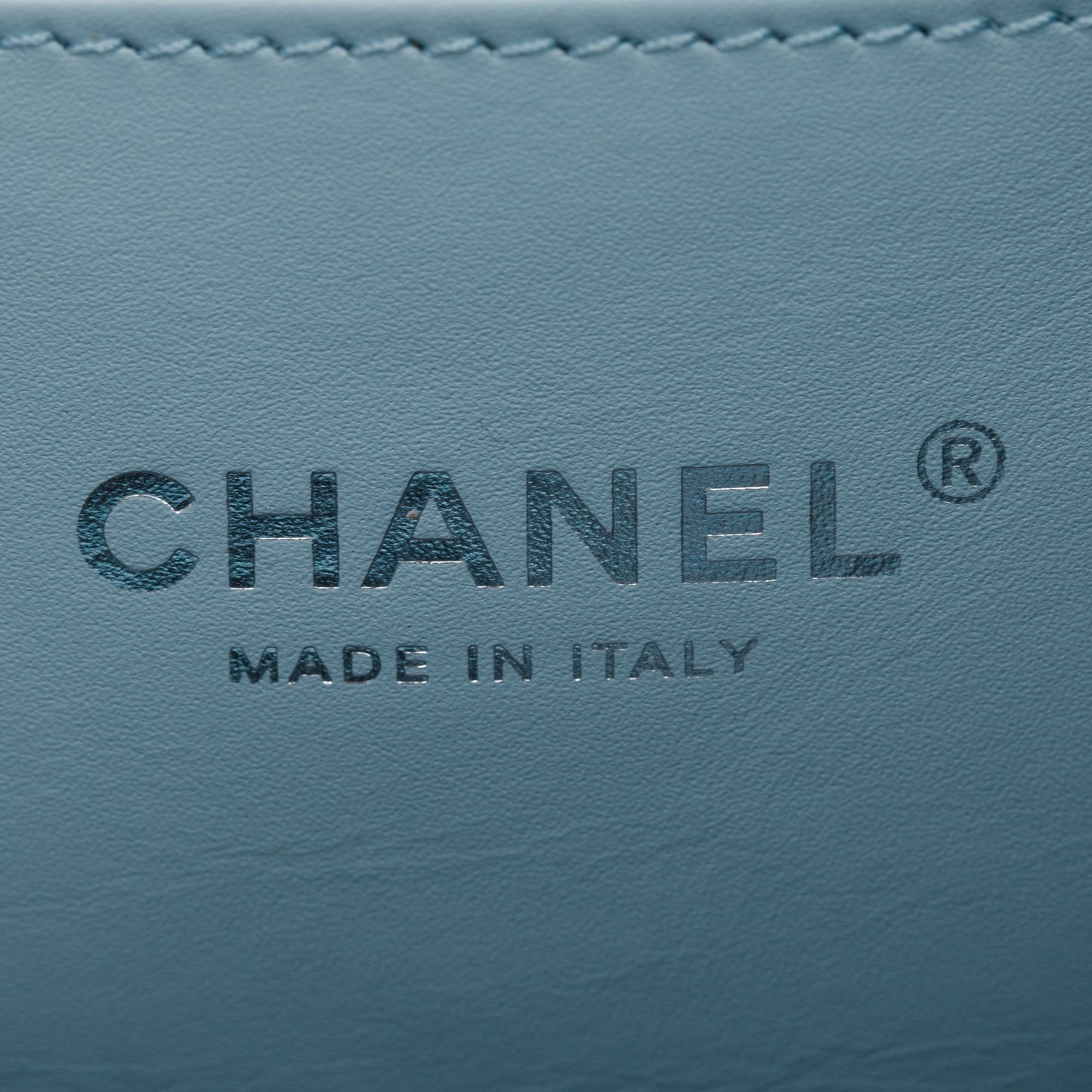 Chanel 2024 Blue Quilted Caviar Leather Mini Backpack