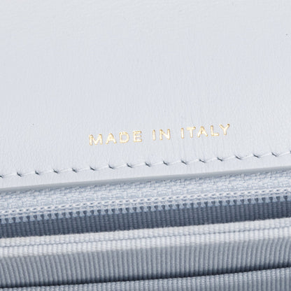 Chanel 2024 Grey Lambskin Leather 19 Wallet On Chain