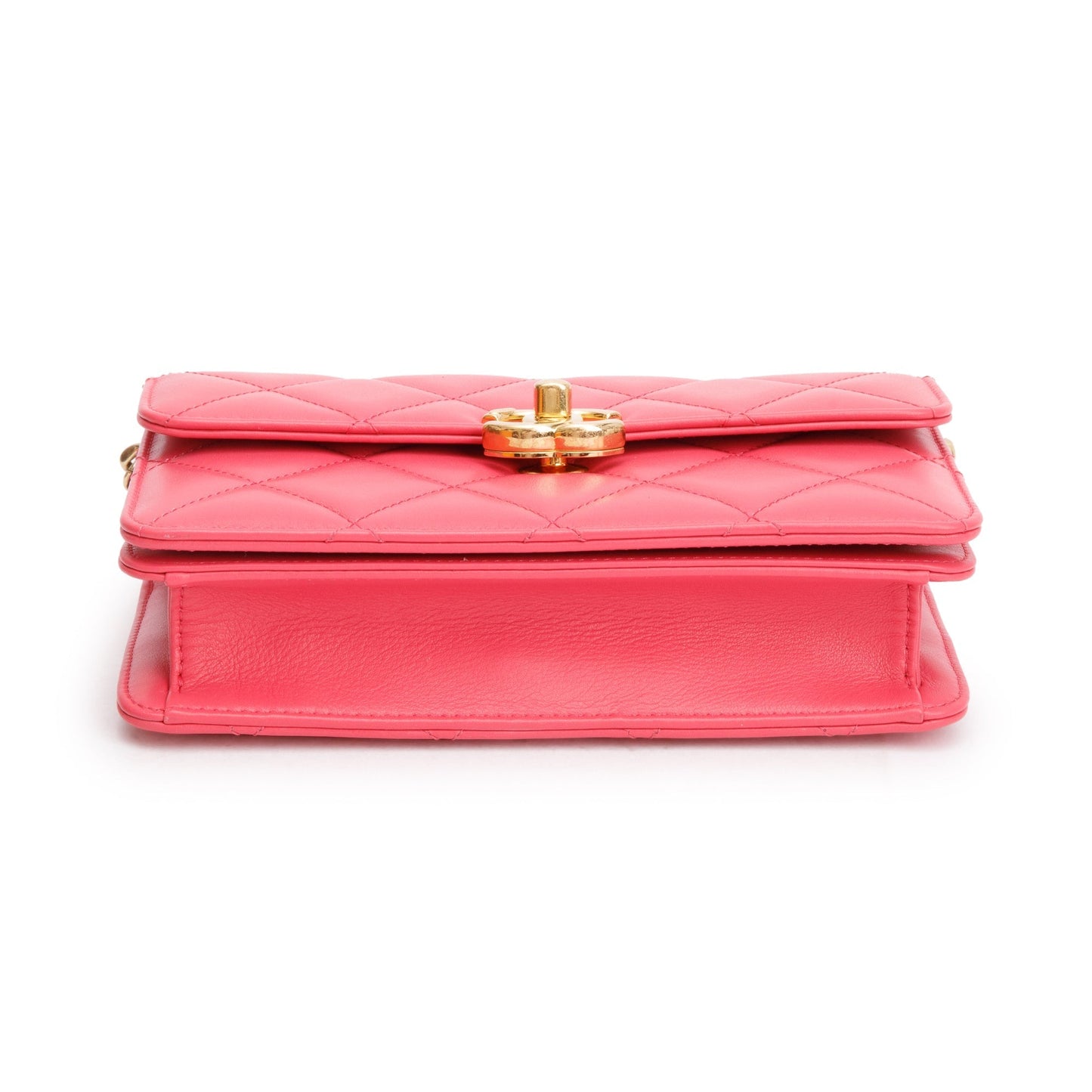 Chanel 2024 Pink Lambskin Mini Flap Bag