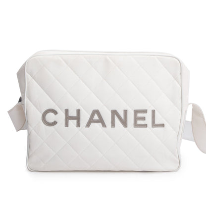 Chanel Vintage Canvas Sport Messenger Bag