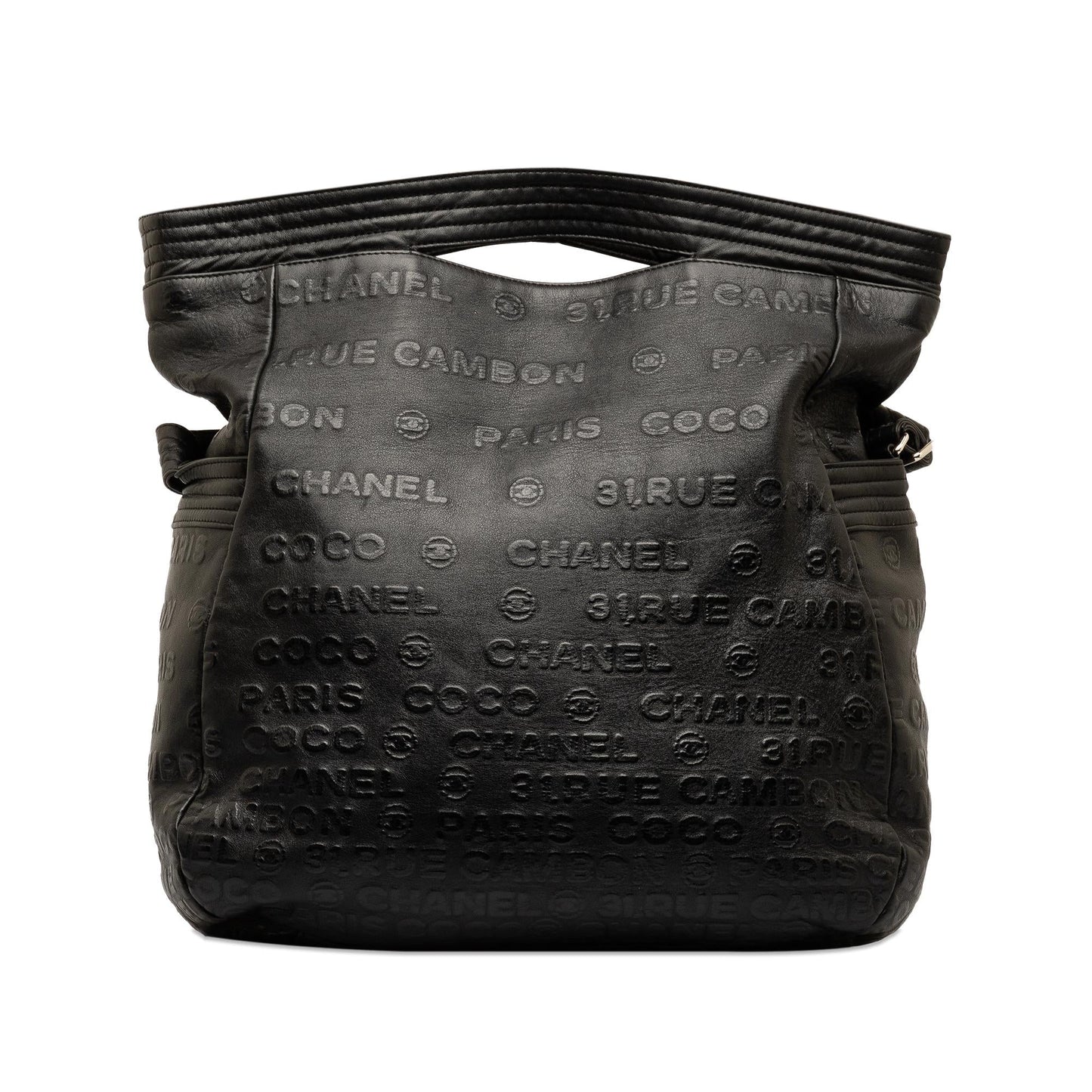 Chanel 31 Rue Cambon Embossed Leather Satchel (SHG-nBv17W)