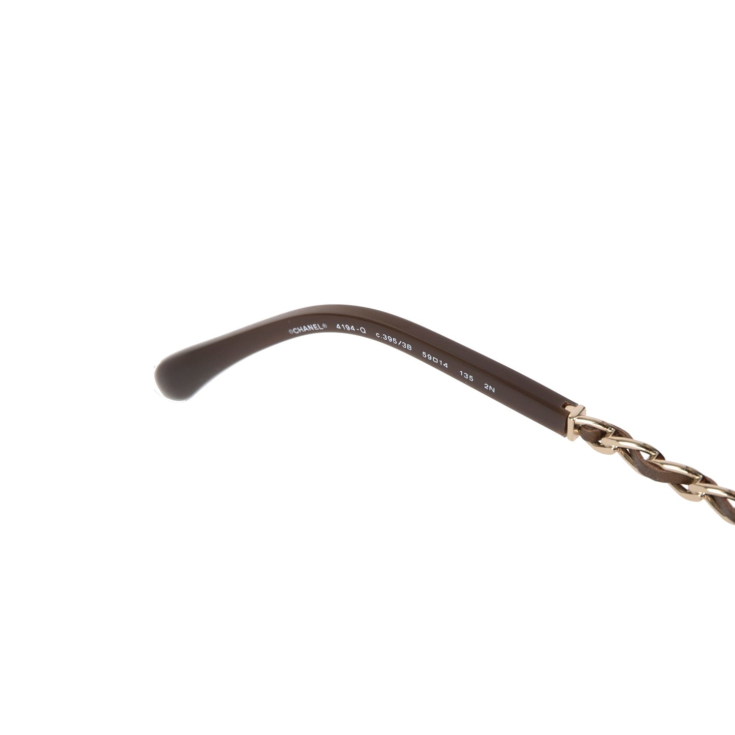Chanel 4194-Q Chain-Link Aviator Sunglasses