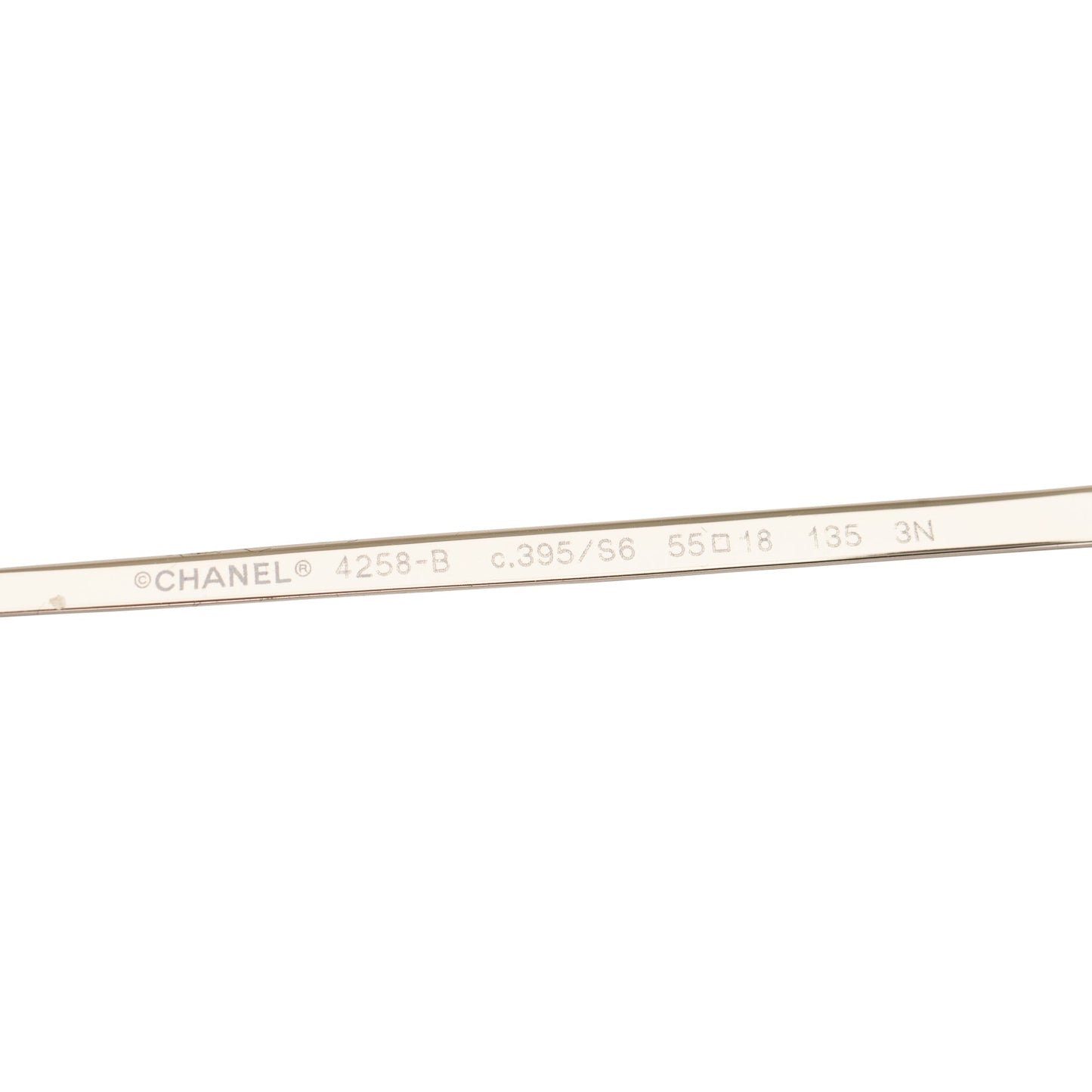 Chanel 4258-B Interlocking CC Logo Crystal Tinted Sunglasses
