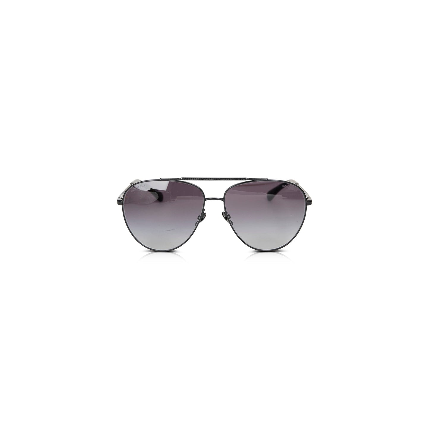 Chanel 4279-B Metal Aviator Sunglasses