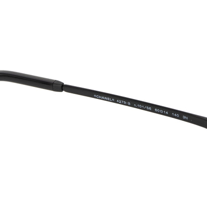 Chanel 4279-B Metal Aviator Sunglasses