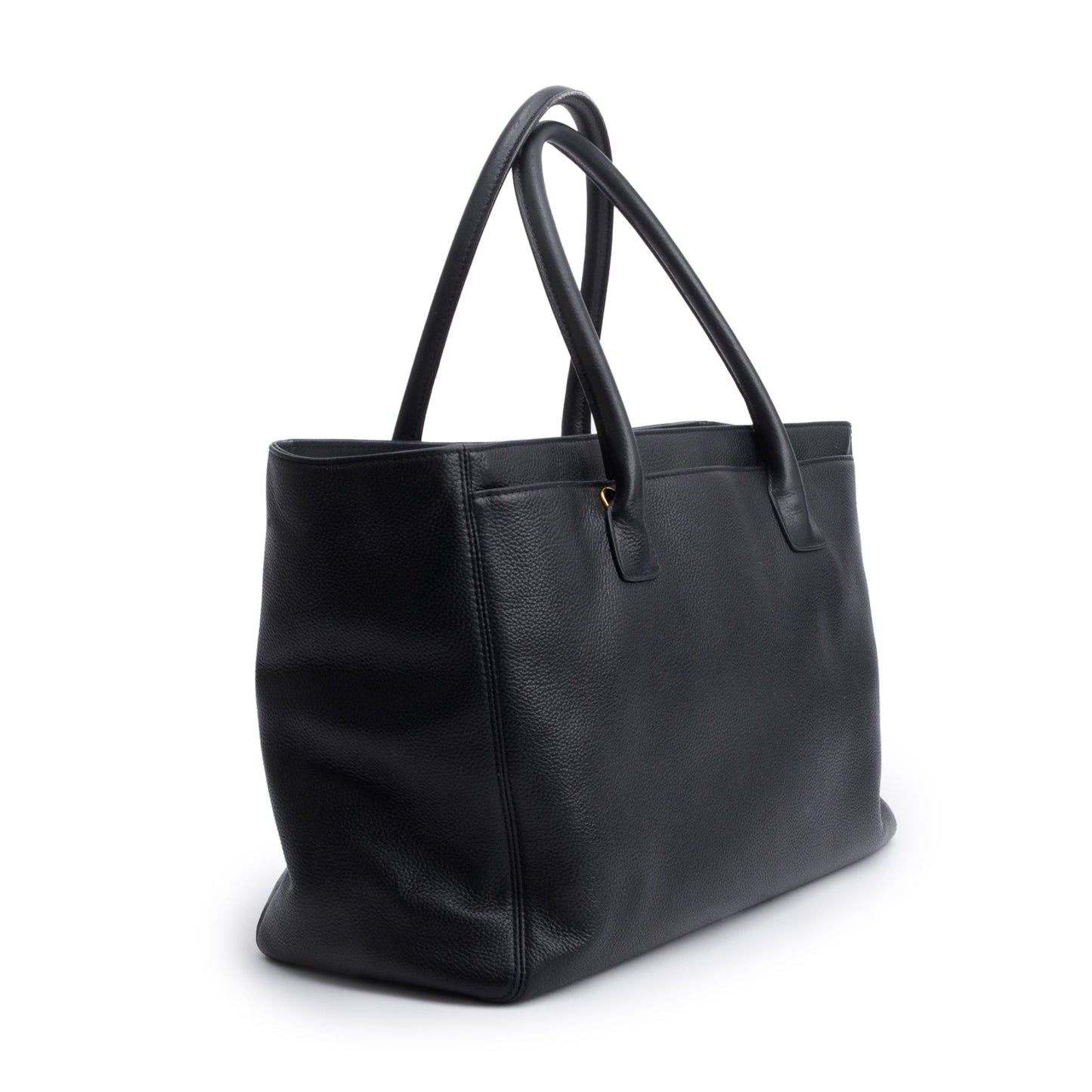 Chanel Black Caviar Leather Medium Executive Cerf Tote