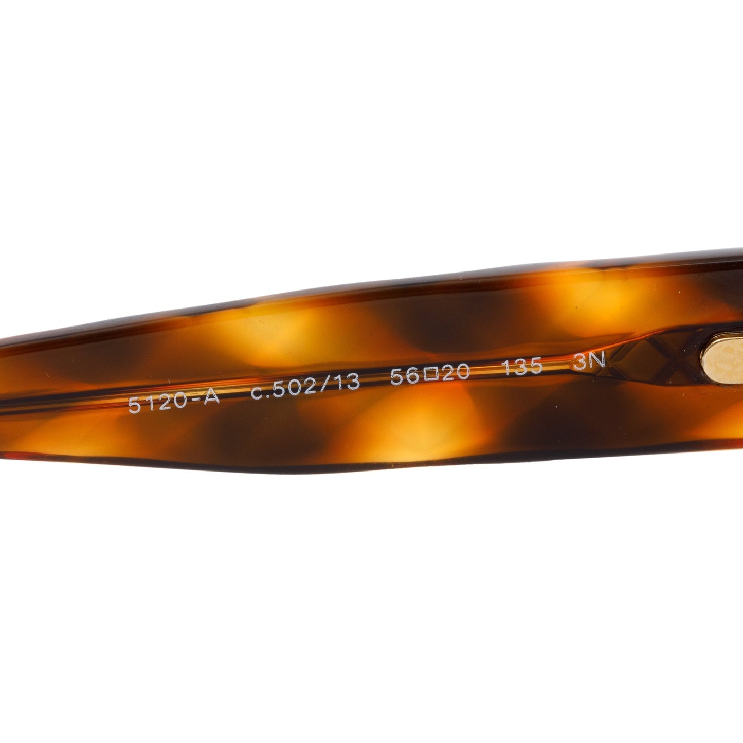 Chanel 5120-A Havana Acetate CC Round Sunglasses