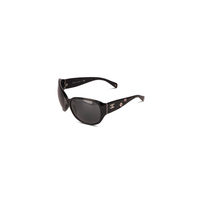 Chanel 5150B Crystal CC Oversize Sunglasses