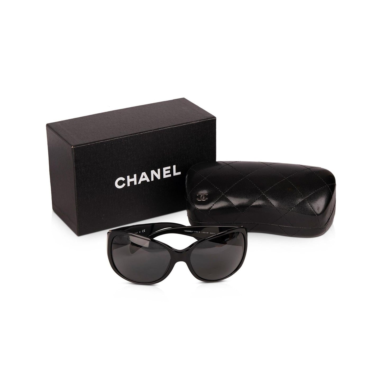 Chanel 5150B Crystal CC Oversize Sunglasses