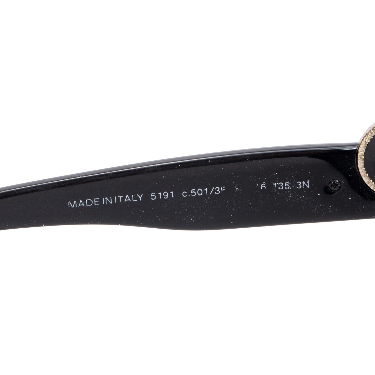 Chanel 5191 Black Acetate Bouton Sunglasses