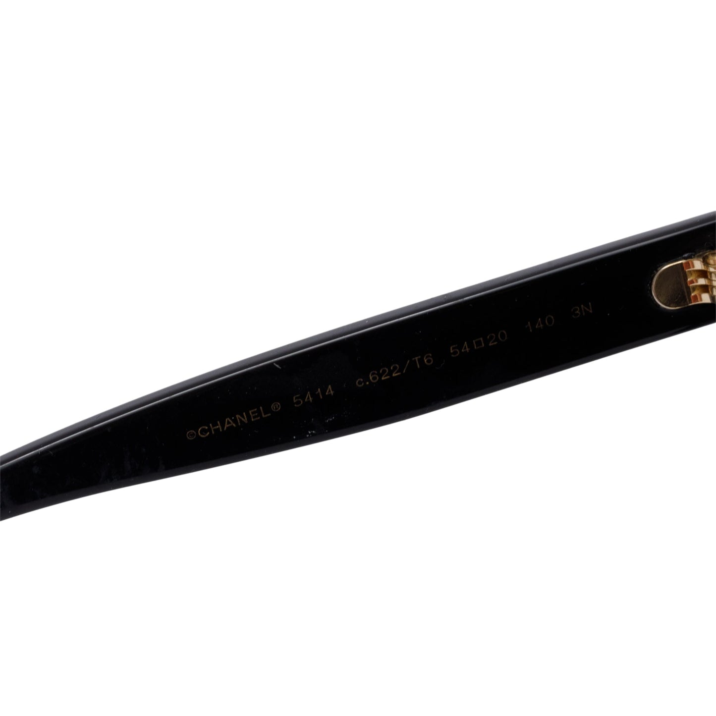 Chanel 5414 Black Acetate CC Logo Butterfly Mirrored Sunglasses
