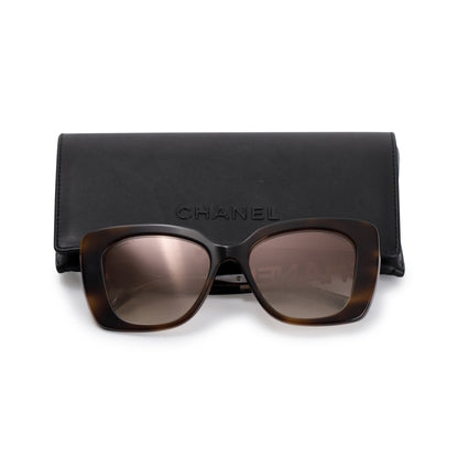 Chanel 5422-B-A Strass Square Sunglasses