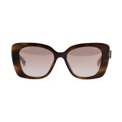 Chanel 5422-B-A Strass Square Sunglasses