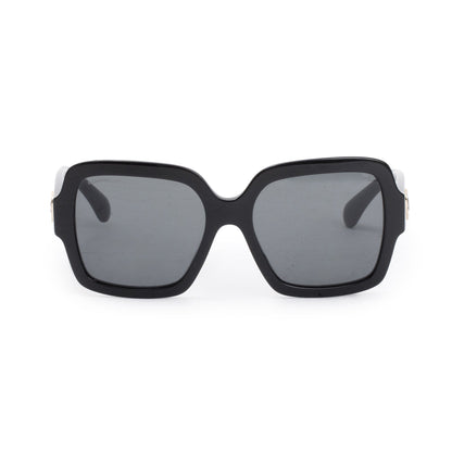 Chanel 5479 Black Acetate Heart CC Charm Square Sunglasses