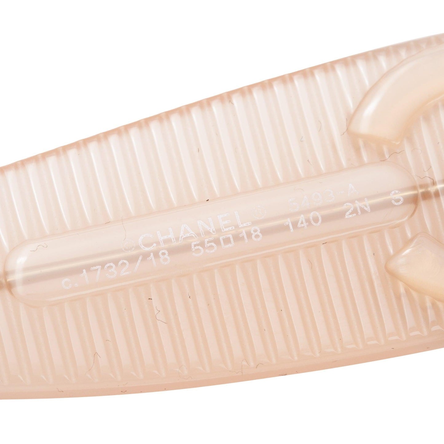 Chanel 5493-A Coral Acetate CC Logo Rectangle Sunglasses