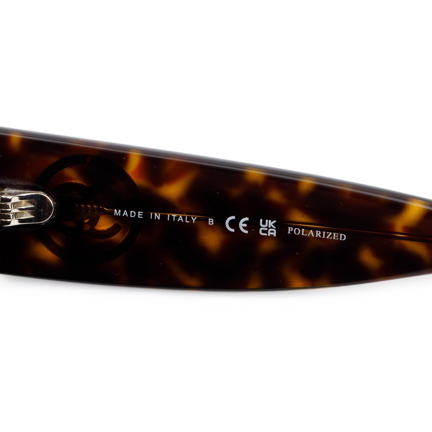 Chanel 5506-A 2023 Interlocking CC Logo Tortoise Acetate Sunglasses