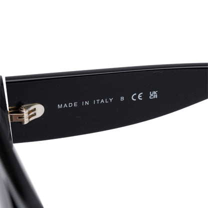 Chanel 5508-A Black Acetate CC Logo Pilot Sunglasses