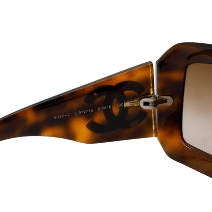 Chanel 6022-Q Croc CC Logo Sunglasses