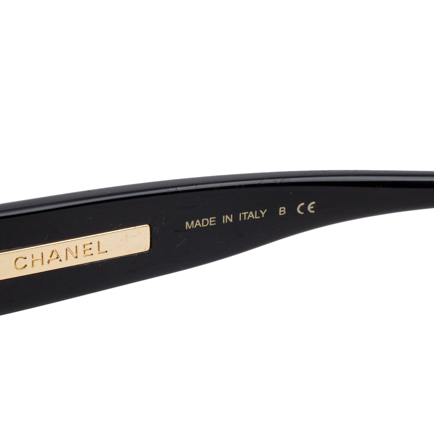 Chanel 6054 Black Acetate Interlocking CC Logo Cat-Eye Sunglasses