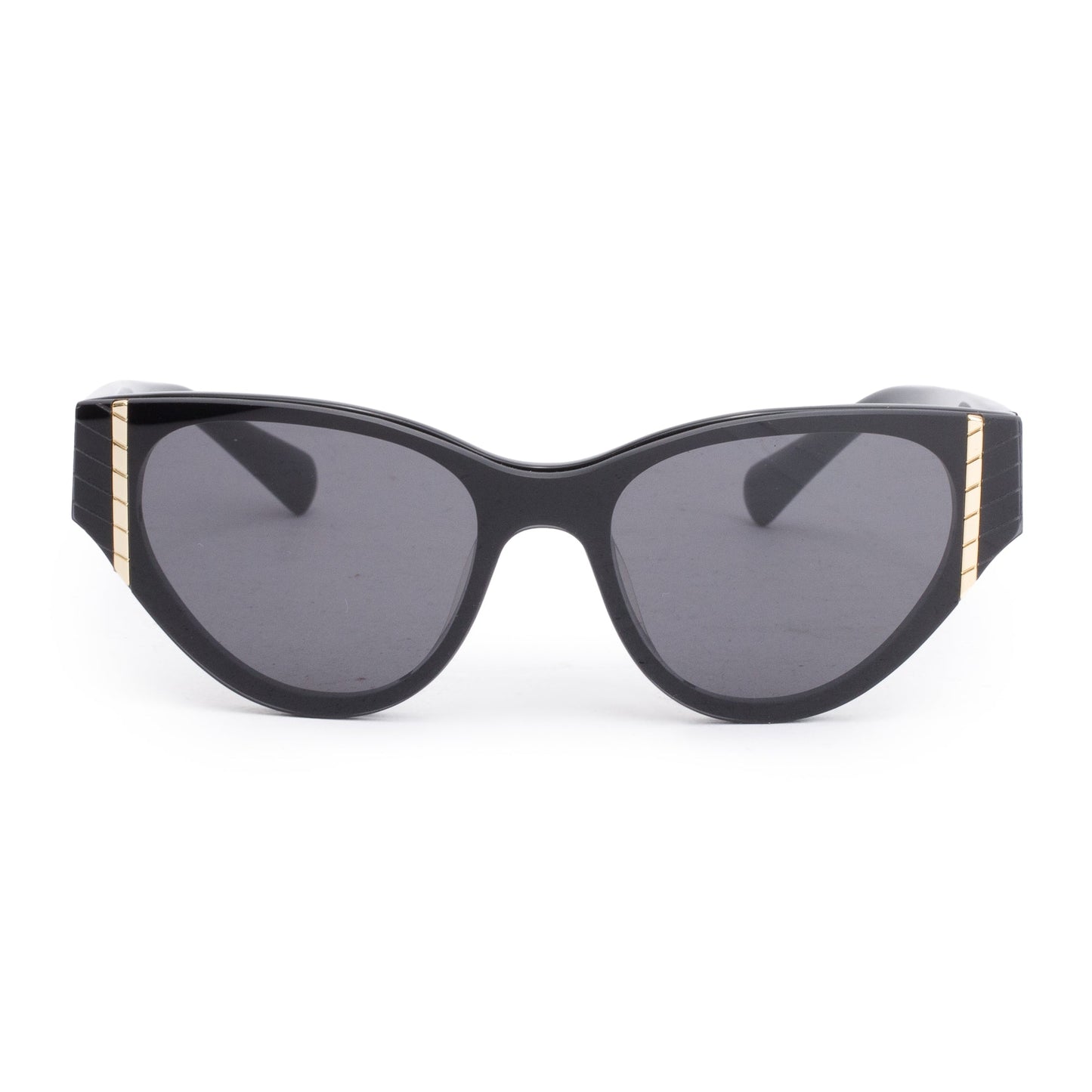 Chanel 6054 Black Acetate Interlocking CC Logo Cat-Eye Sunglasses