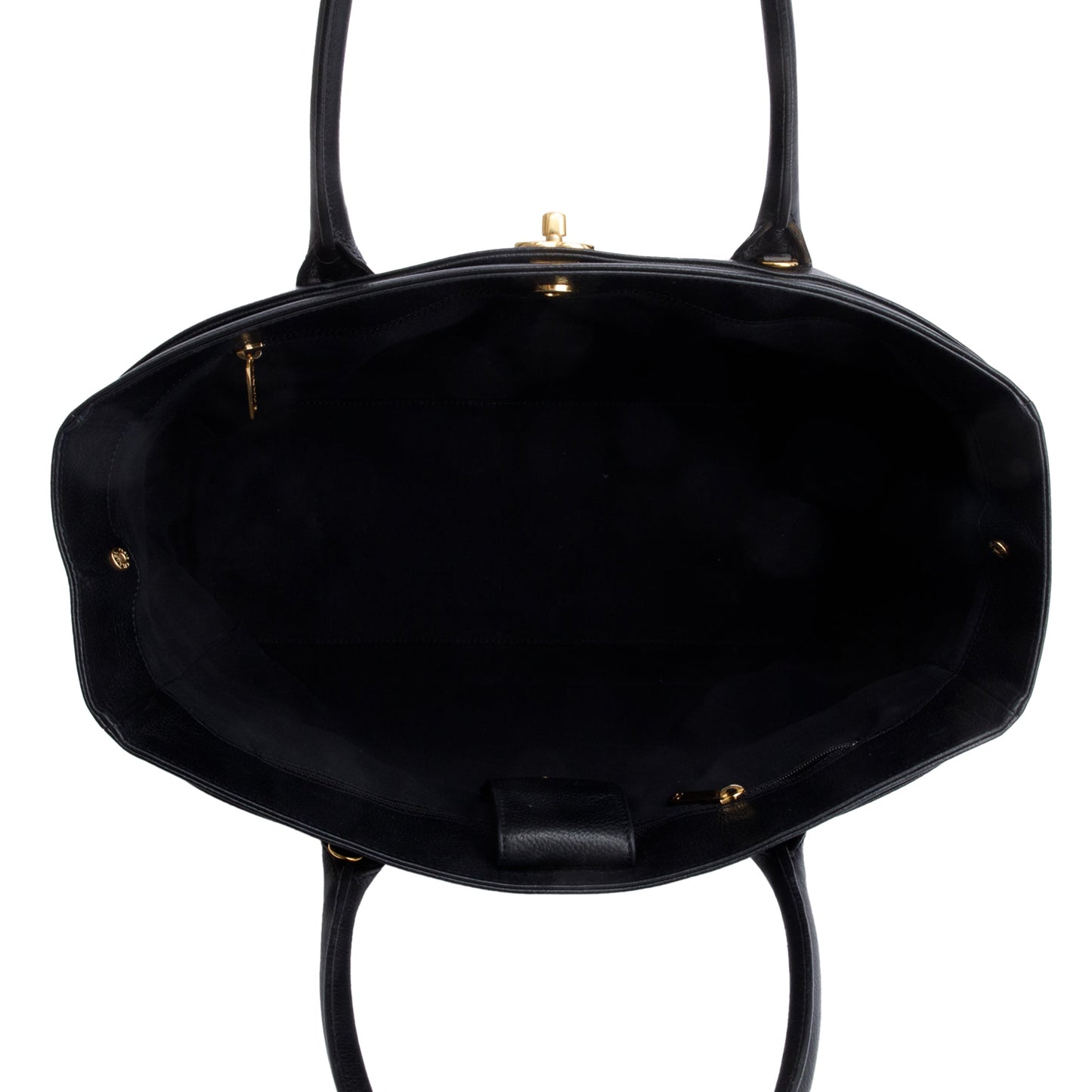 Chanel Black Caviar Leather Medium Executive Cerf Tote