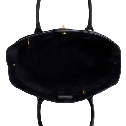 Chanel Black Caviar Leather Medium Executive Cerf Tote