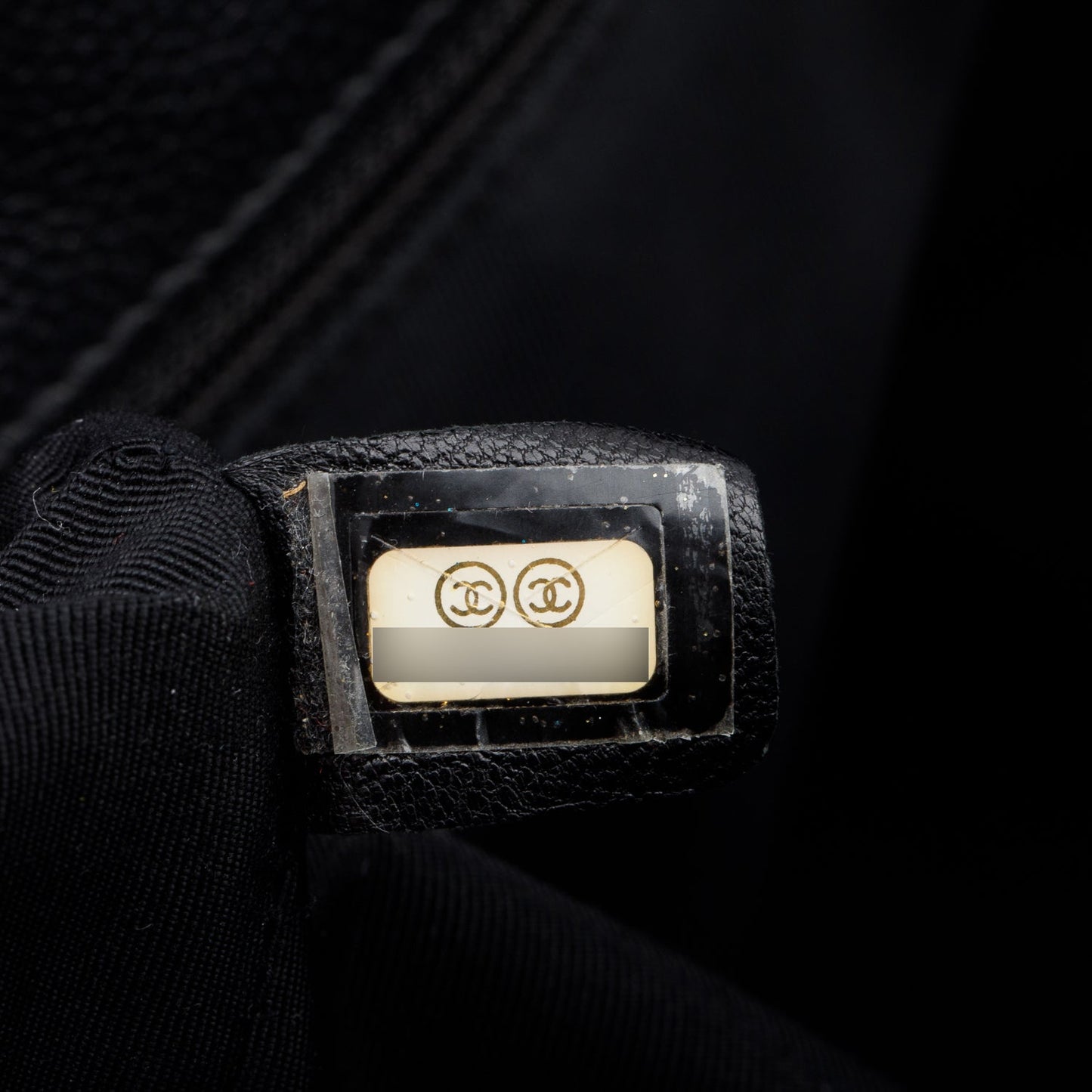 Chanel Black Caviar Leather Medium Executive Cerf Tote