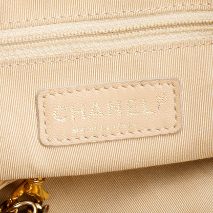 Chanel Black Quilted Calfskin Leather Small In The Mix Tote