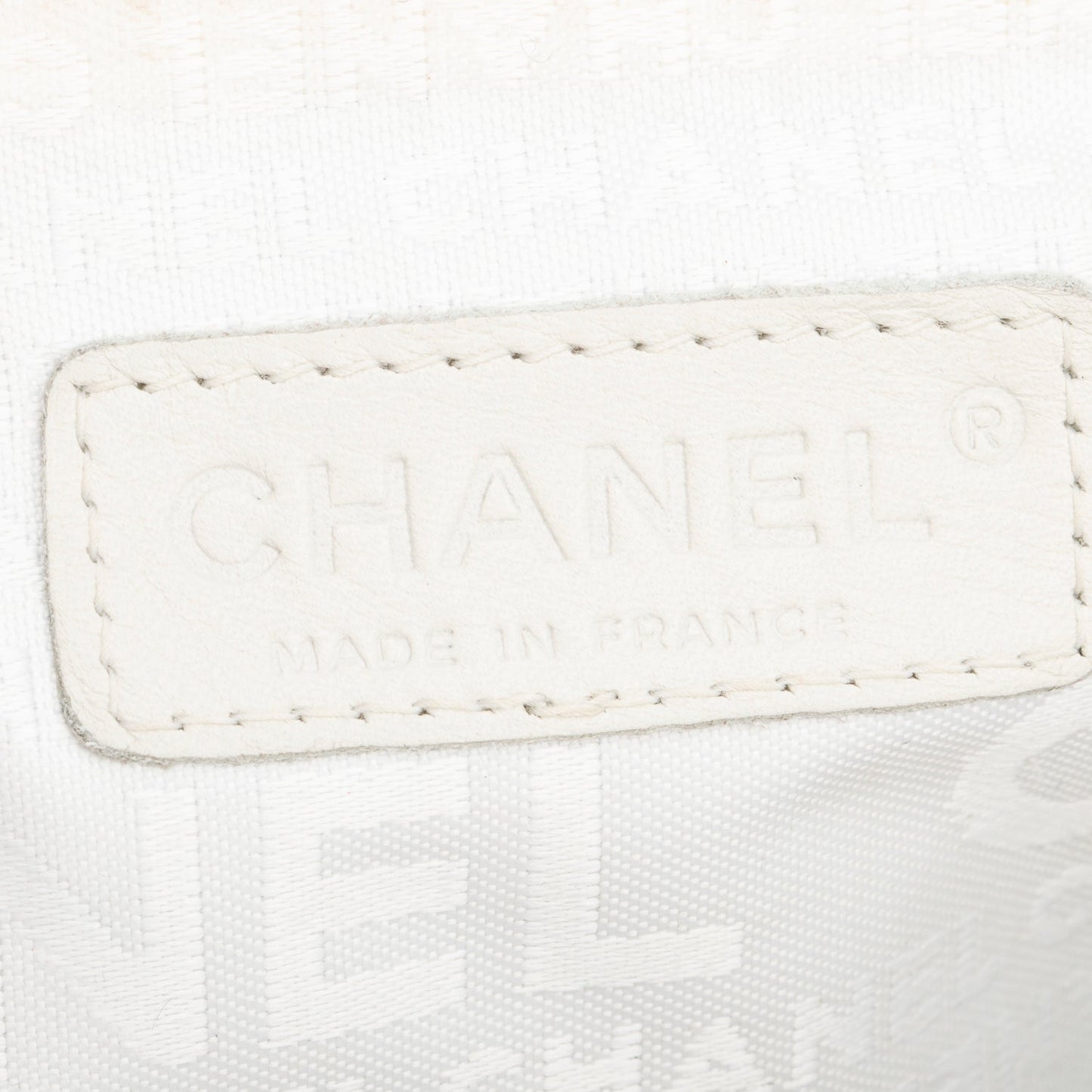 Chanel White Lambskin Mademoiselle Accordion Flap Bag