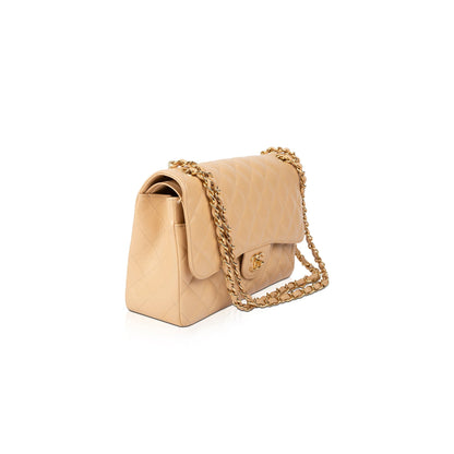 Chanel Beige Caviar Classic Jumbo Double Flap Bag